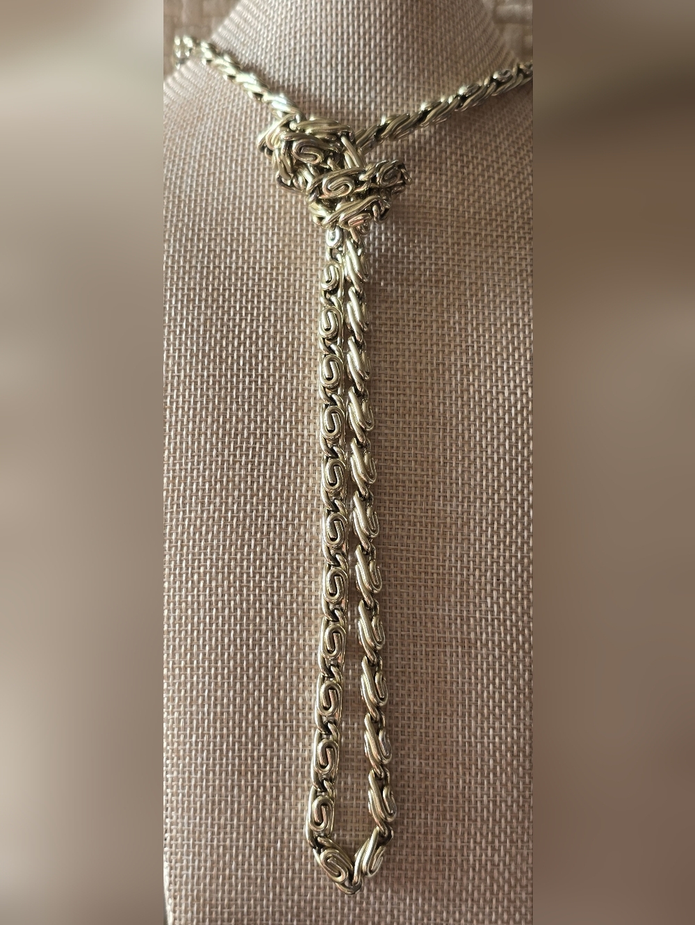 Vintage Long 54" Chain Necklace
